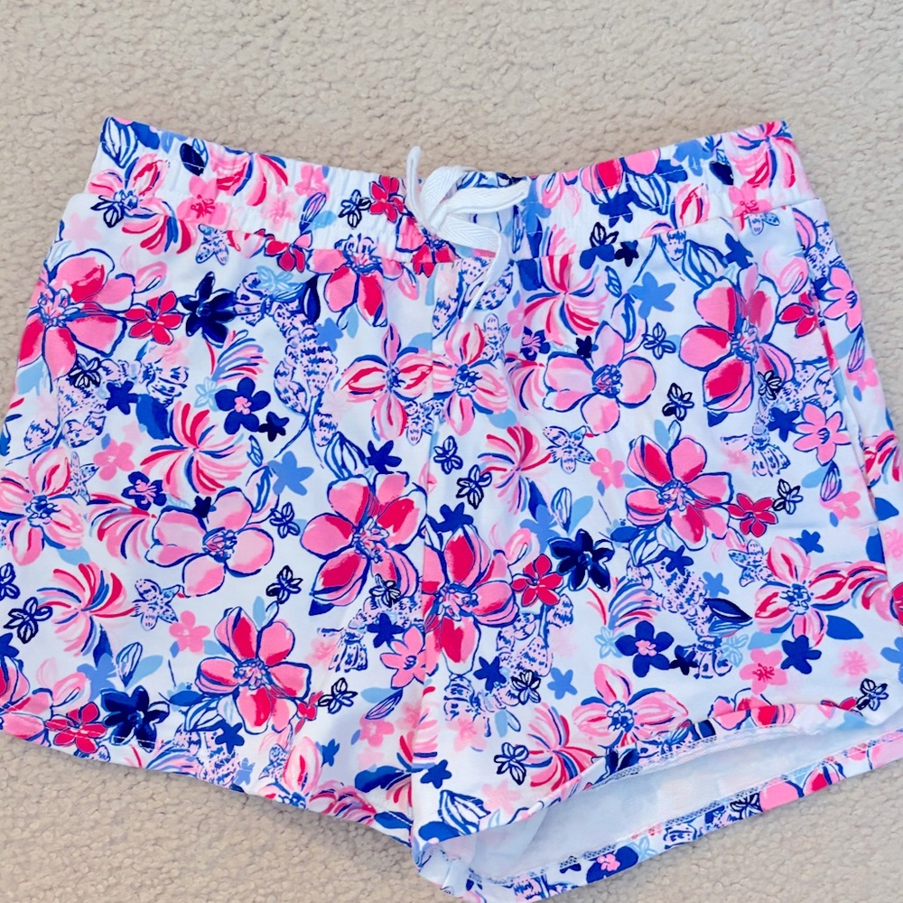LILLY PULITZER girls July 4th shorts